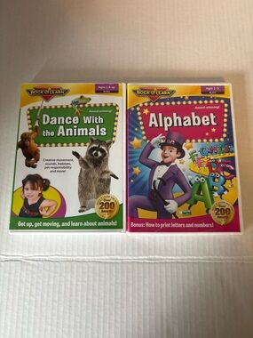 Rock And Learn Alphabet DVD New Sealed & Used Dance With Animals Good Condition